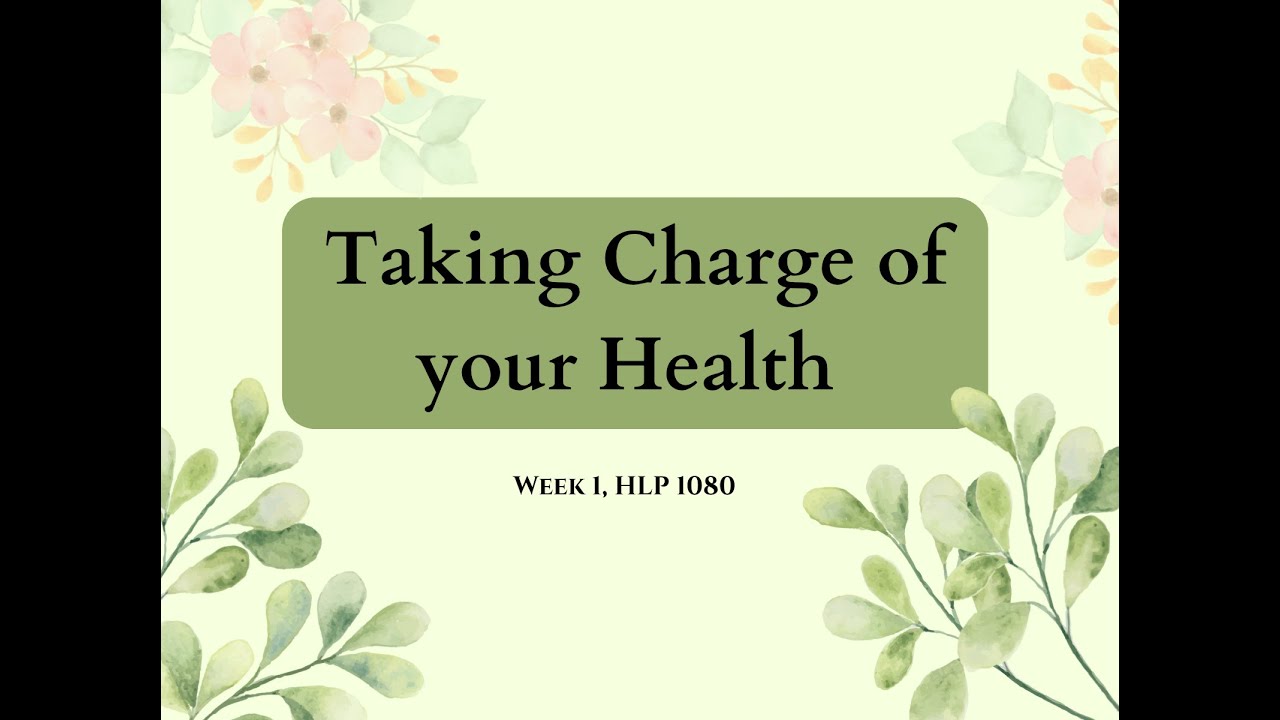 HLP 1080, Week 1 Lecture