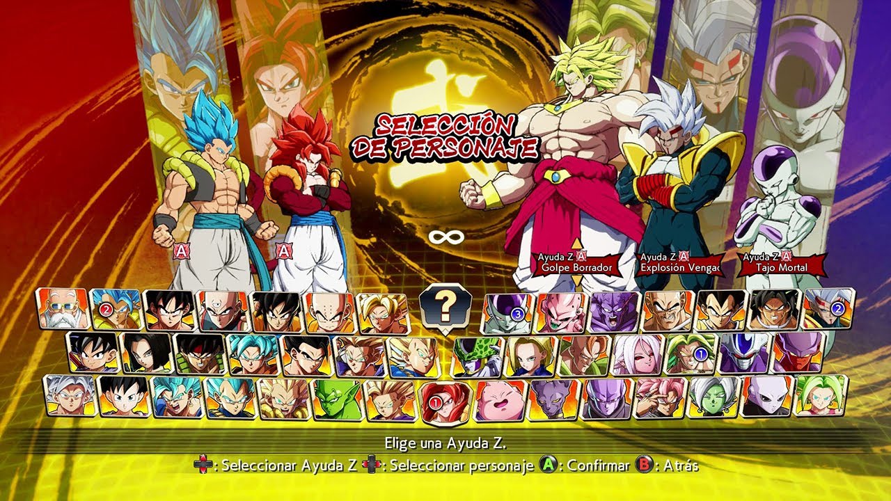 Dragon Ball FighterZ Gogeta ssj blue  & Gogeta ssj4 vs Villanos