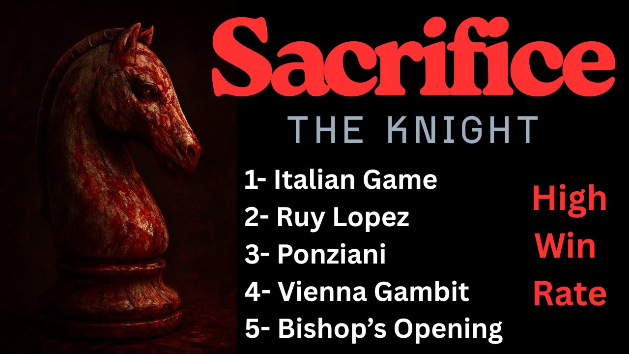 The Power of the Knight Sacrifice ⚔️ | 5 Openings That Win Games