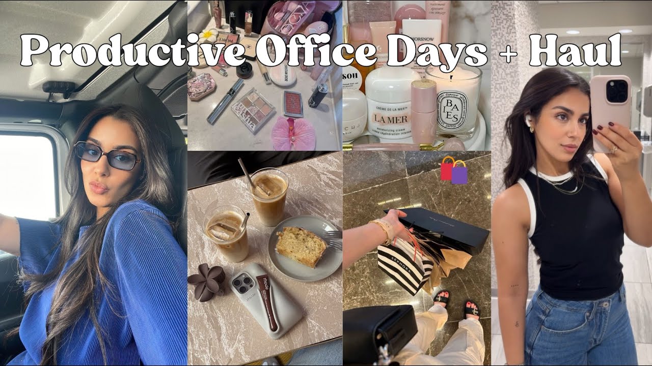 3 Days in My Life : Office routines  ☕️💻 + Shopping 🛍️ 🩰