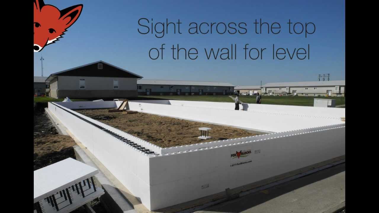 ICF First Row Install Tips | Using HV Clips + Stack Seams with Fox Blocks Insulated Concrete Forms