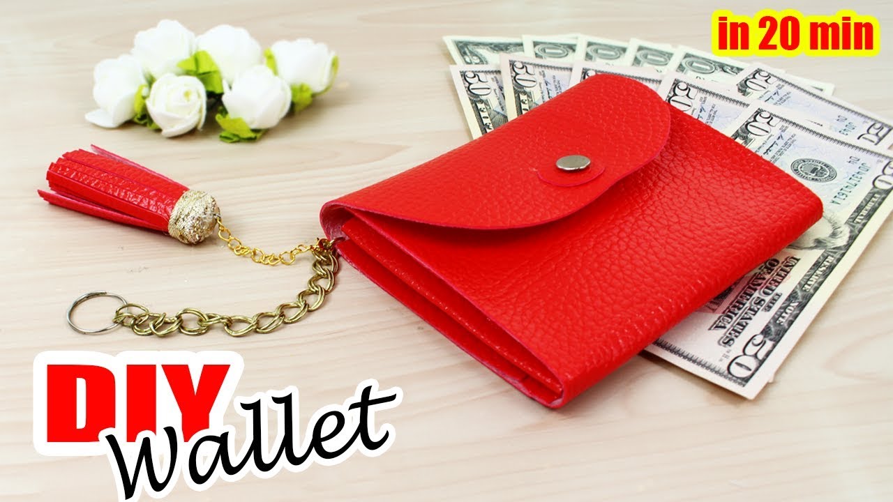 DIY PURSE WALLET COMPACT POUCH IDEA 2018 | Old Bag Transform