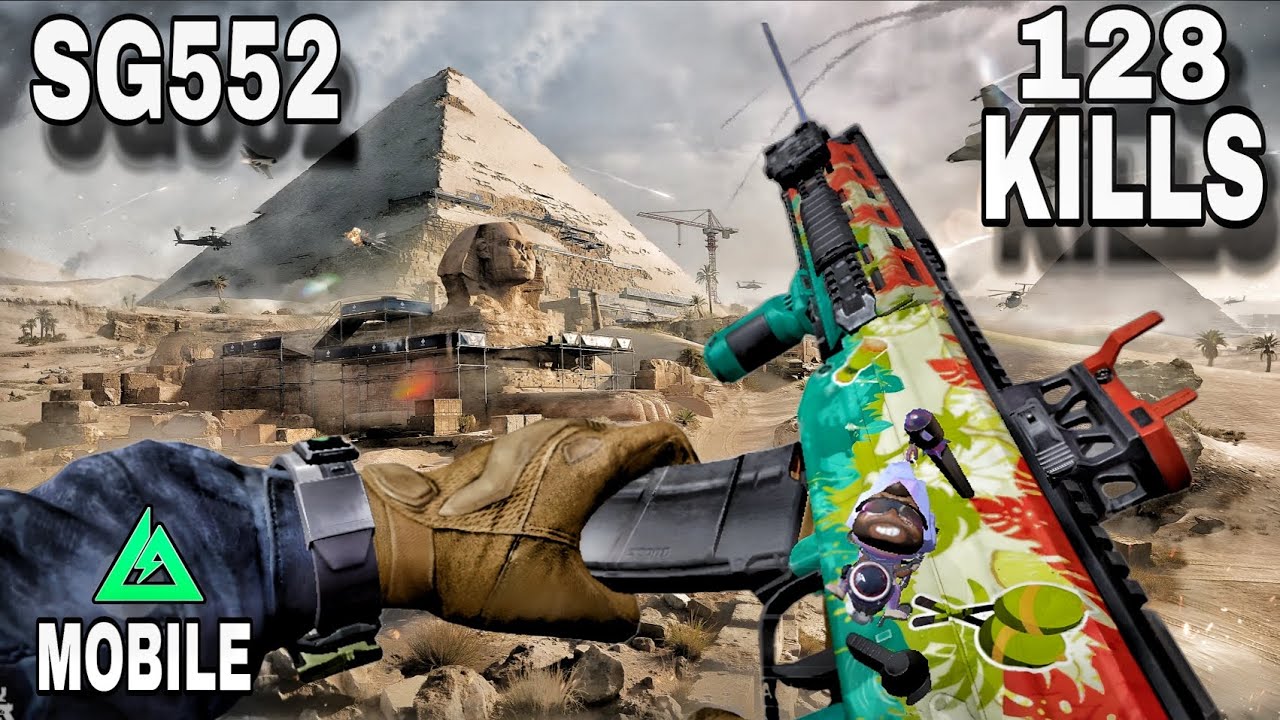 SG552 ZERO RECOIL Best Loadout! (128 Kills) in Delta Force Mobile 