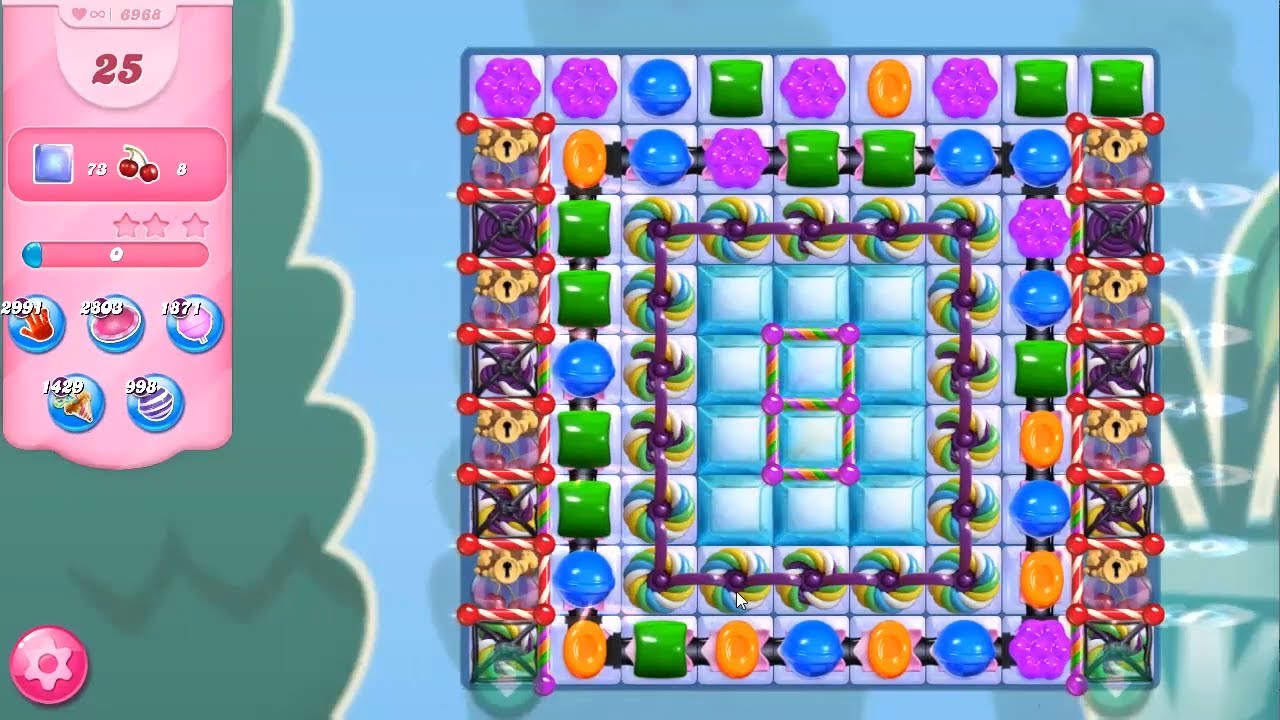 Candy Crush Saga LEVEL 6968 NO BOOSTERS