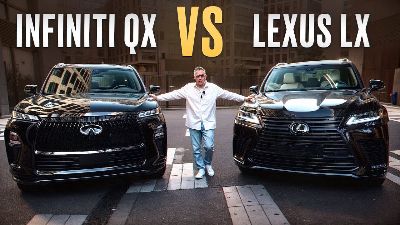 Настоящая БИТВА японских внедорожников! / Обзор и сравнение Infiniti QX80 и Lexus LX600