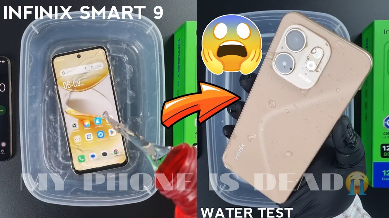 Infinix Smart 9 Water Test 💦💧| Will it Survive Or Dead?
