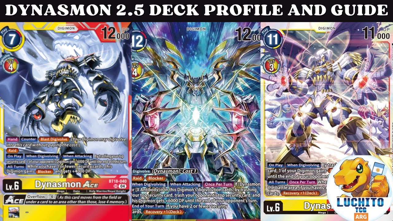 Dynasmon deck profile and guide - Digimon tcg 2.5