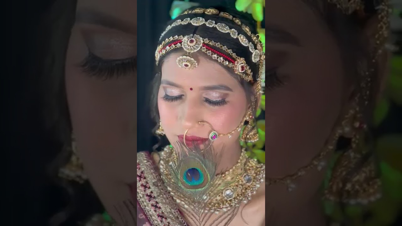my wedding makeup 😌😌💞💞.....