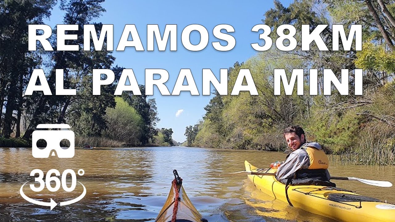 VIDEO 360 | Remando en kayak 38km al Motonautico