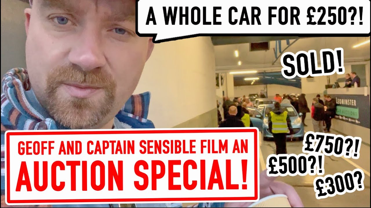 Geoff and Luke visit A CAR AUCTION (Sunday Special)