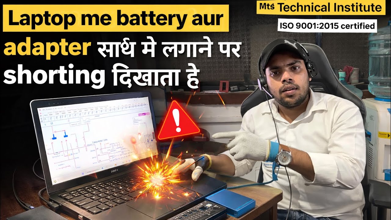 Lenovo Laptop Discharging mosfet faulty ❌Shorting issue | Complete Repairing guide✅ #course #lenovo 