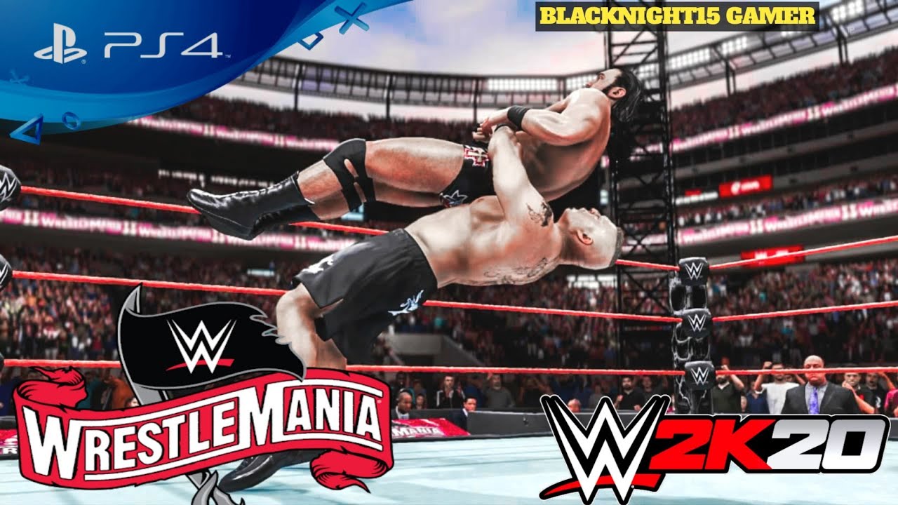 WWE 2K20 : Brock Lesnar vs Drew McIntyre | WWE Championship | WrestleMania 36
