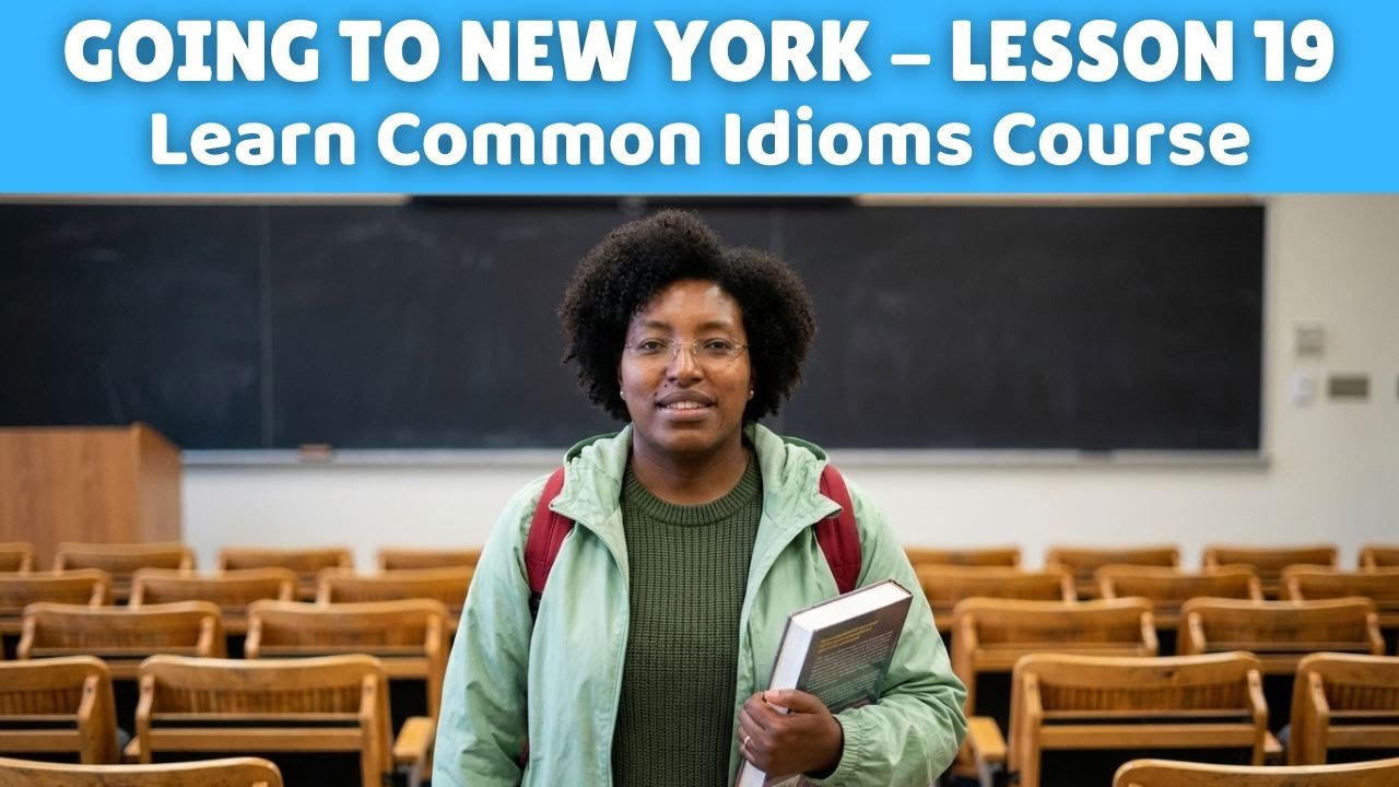 Learn American English Idioms | ESL English Learners - Going to New York Course Lesson 19