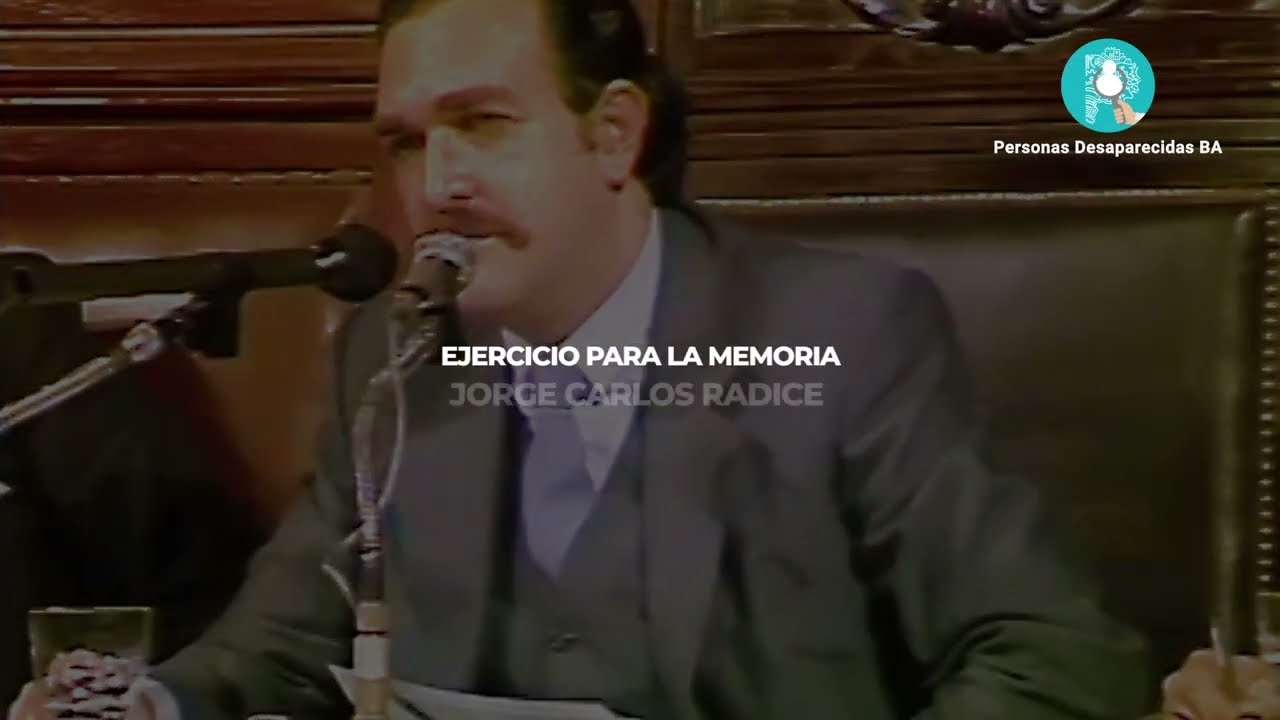 🗣️ JORGE CARLOS RADICE⚖️ en el Juicio a las Juntas Militares - Año 1985.