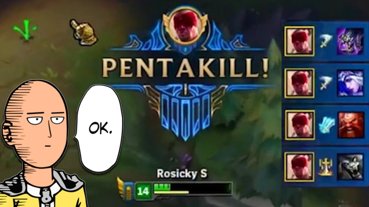 LoL Epic Moments #4 | INSANE LEE SIN 1v5 PENTAKILL & BARON STEAL!