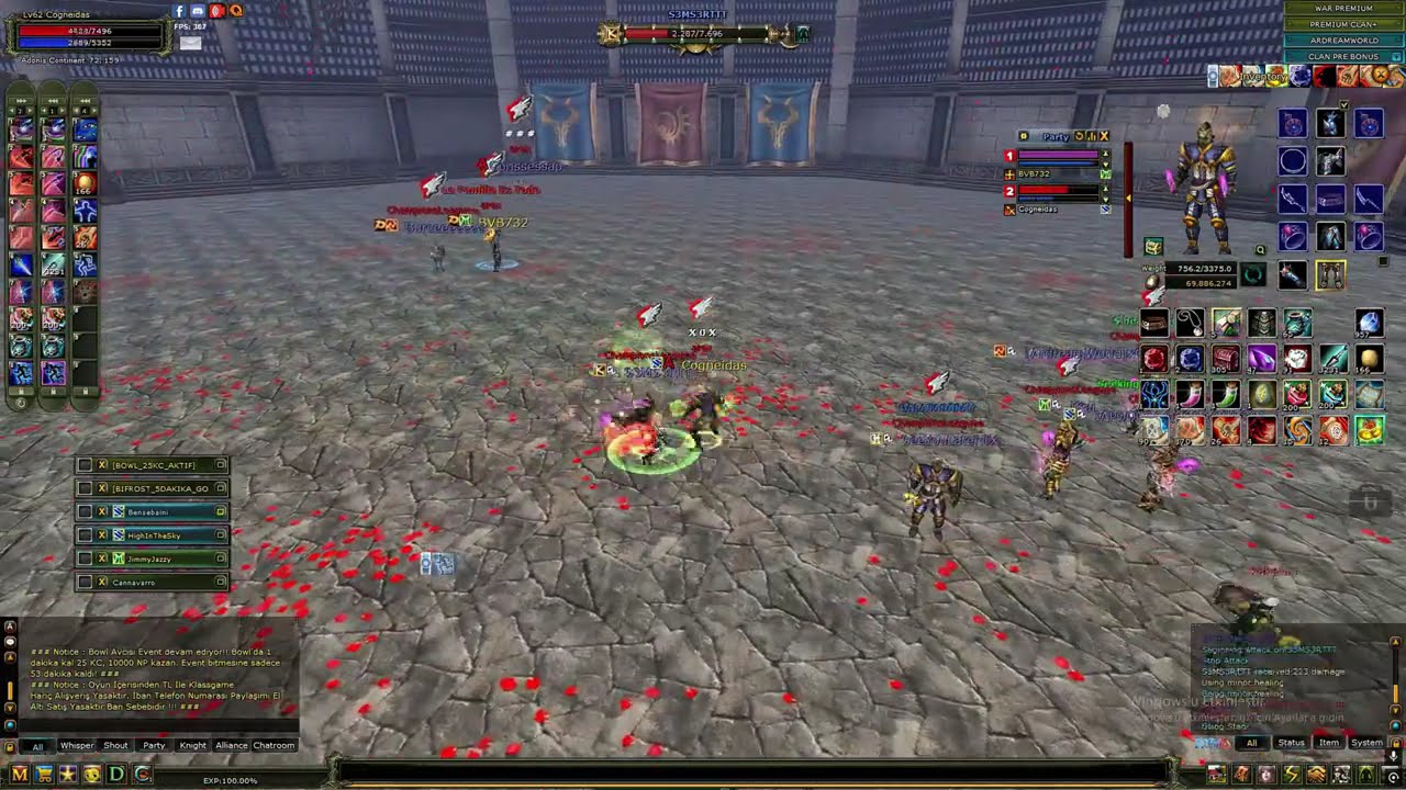IBenzz & GX 2v2 Burcee & Milliondolars  #ardreamworld #knightonline #homekoworld #realko