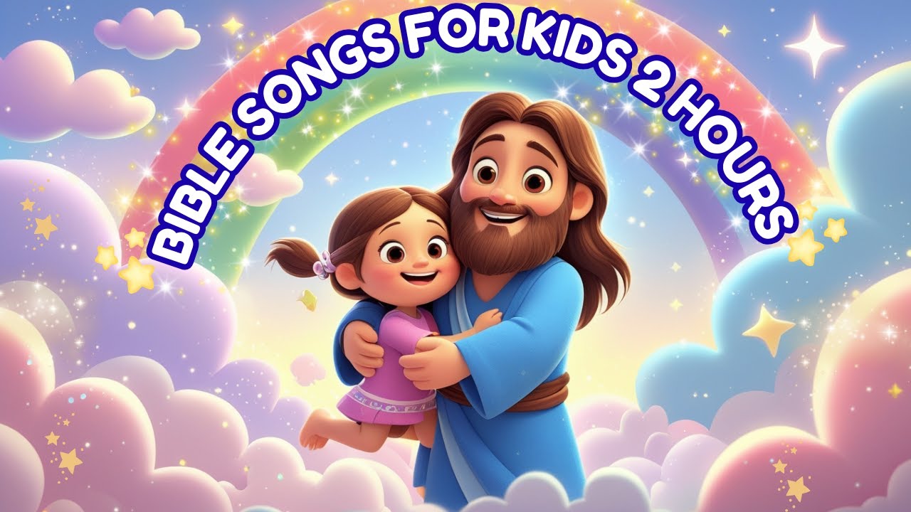Jesus Songs for Kids 🌈 | 2 Hours of Bible Songs | Sunday School Music
