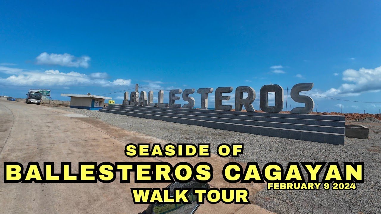 BALLESTEROS , CAGAYAN No Need to travel | Just Sit and Relax | Ballesteros Walk Tour | 4K Resolution