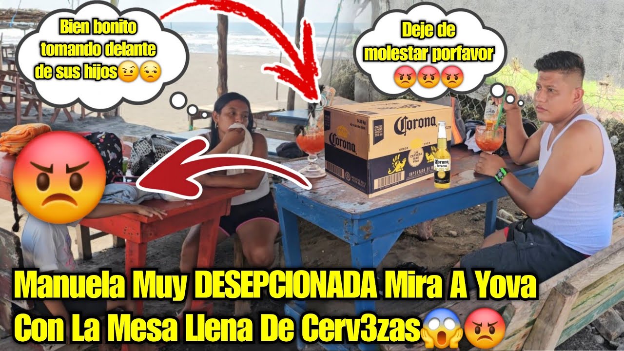 Yova Enojo A Manuela Por Emb0rracharse En La Playa En Lugar De Divertirse😳😡