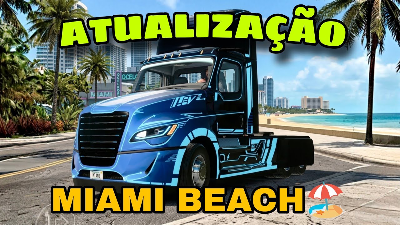 CAMINHÃO ELÉTRICO - NOVA CIDADE + CARGAS  - ATUALIZAÇÃO DO TRUCK SIMULATOR DRIVE USA EVO 