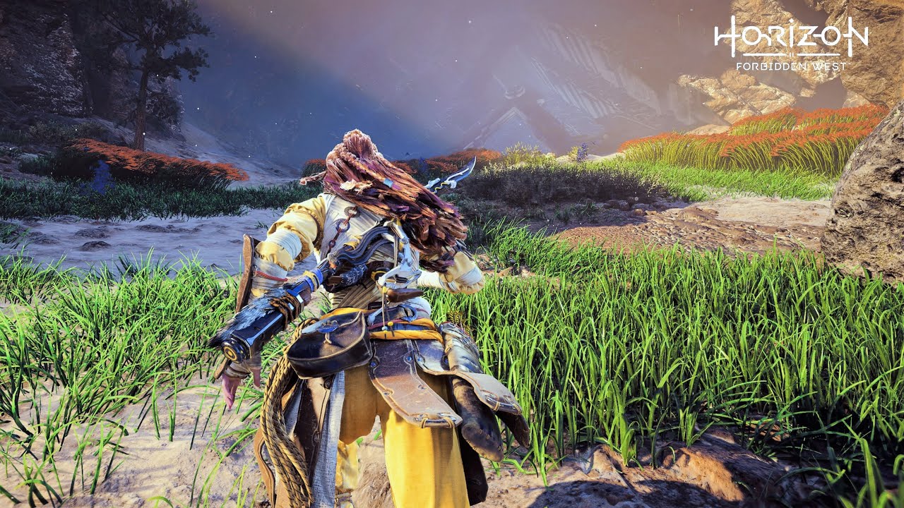 Horizon Forbidden West Parkour and Boss Fight PS5 4K