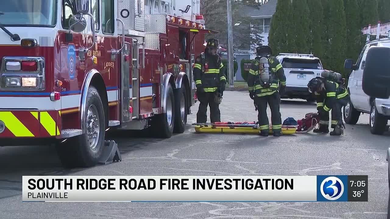 Firefighters battle third-alarm fire in Plainville