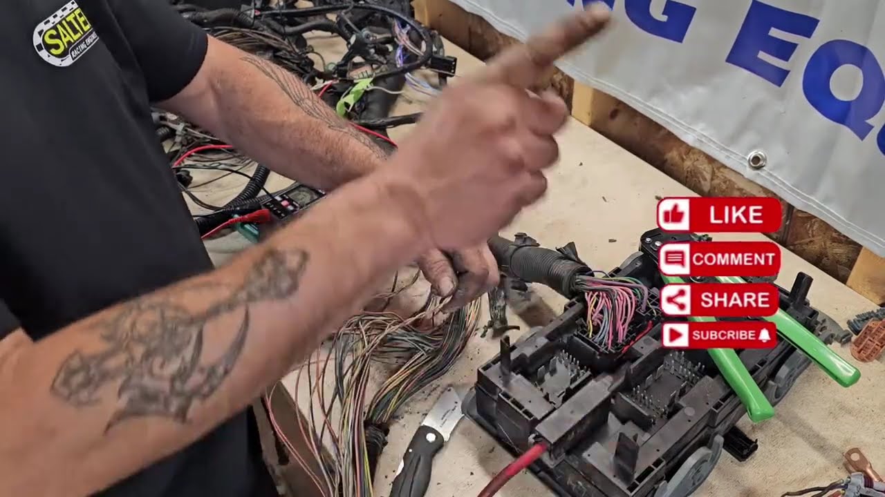 Gen 4 ls harness!!! Part 4 installing the pedal and OB2 harnesses.