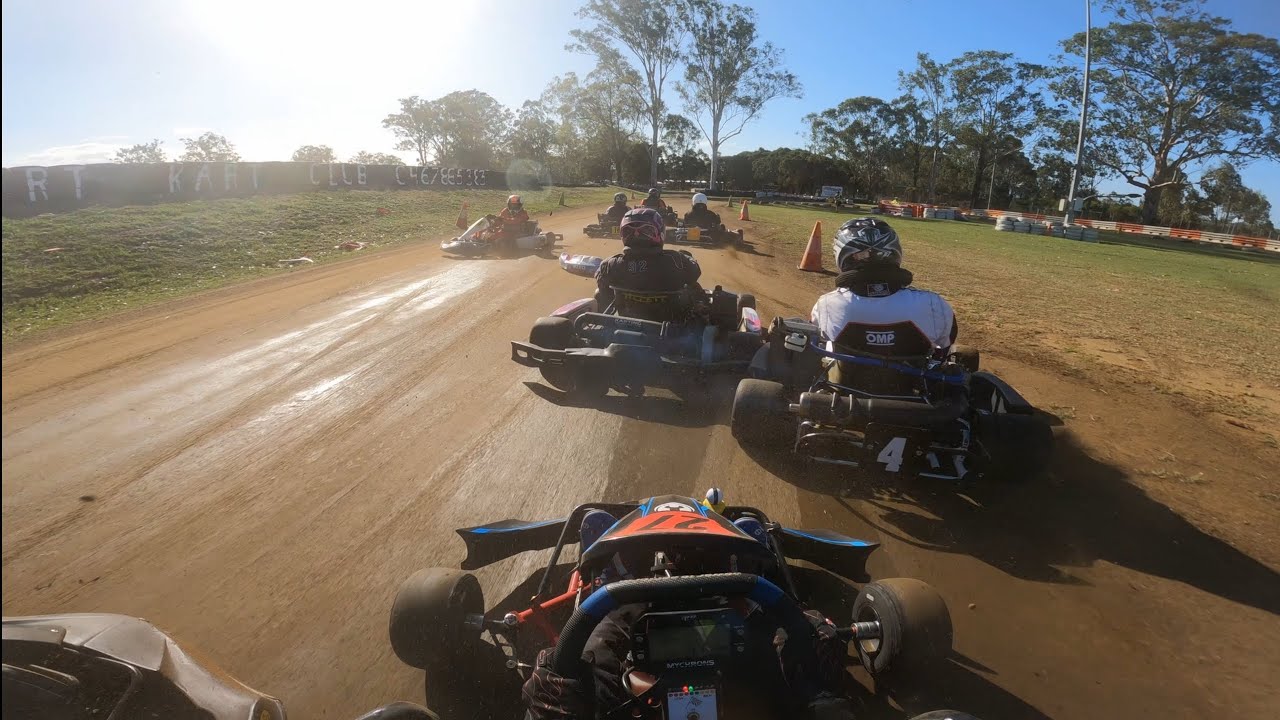 Round 12 highlights 125cc Ipswich City Dirt Kart Club