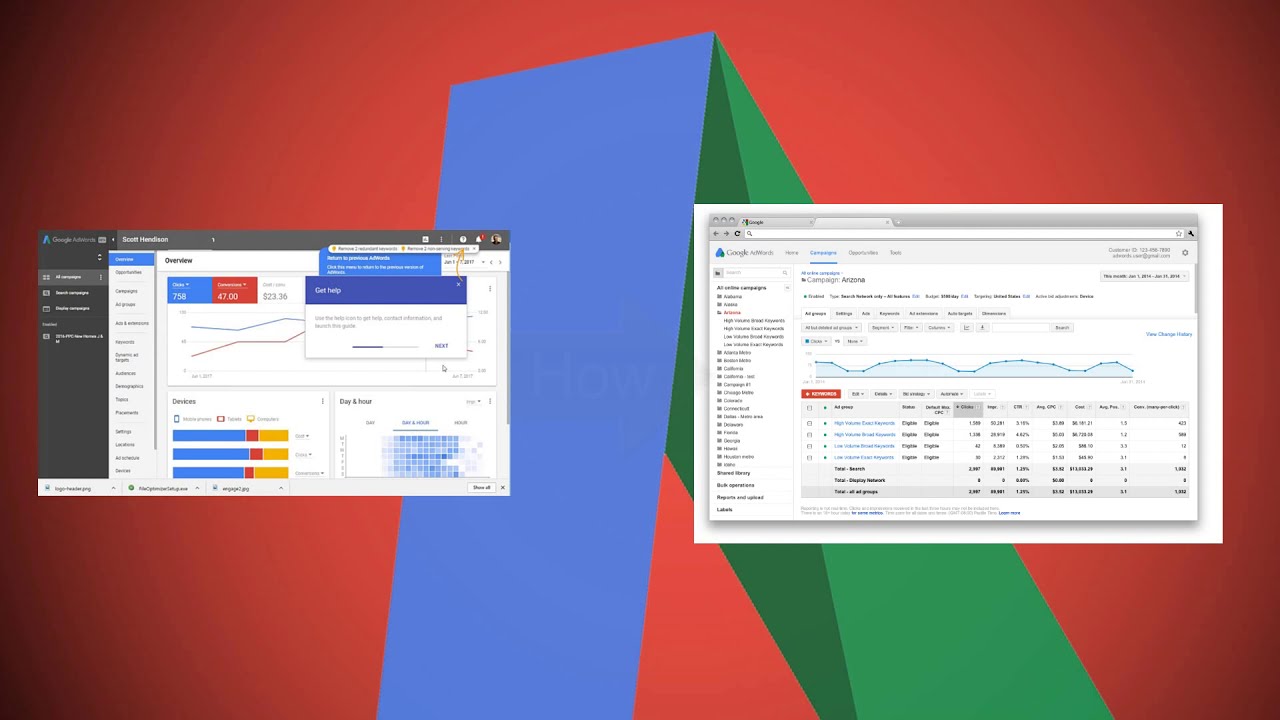 How to change google adwords new interface to old adwords interface 2017