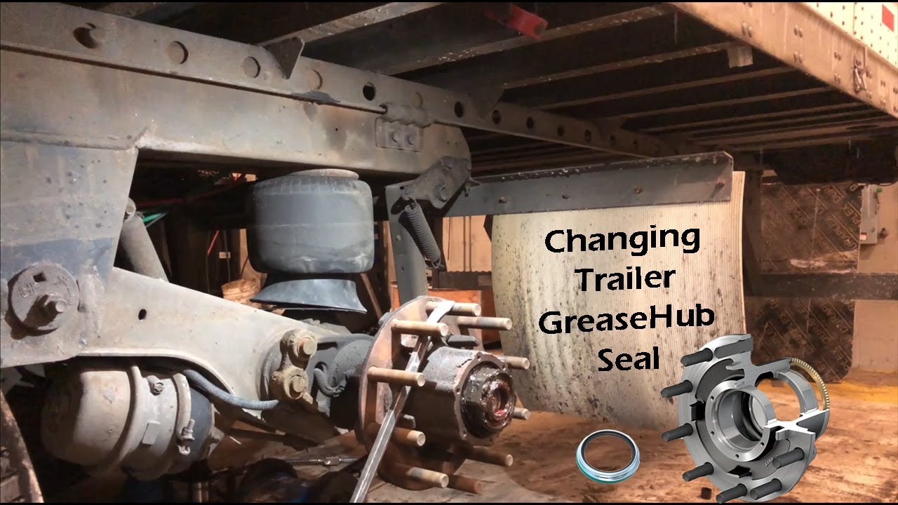 How to change Semi Truck Trailer Axle Wheel Seal.....
