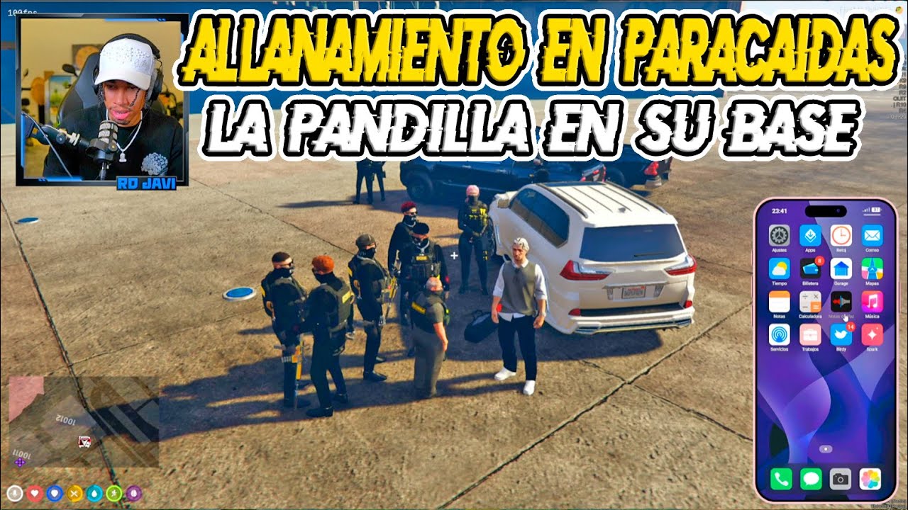 RDJavi: Allanamiento en Paracaidas a la Pandilla en su Base
