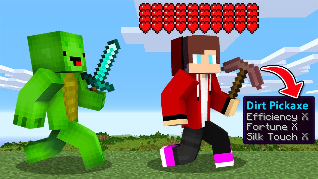 DIRT IS OP Speedrunner VS Hunter in Minecraft