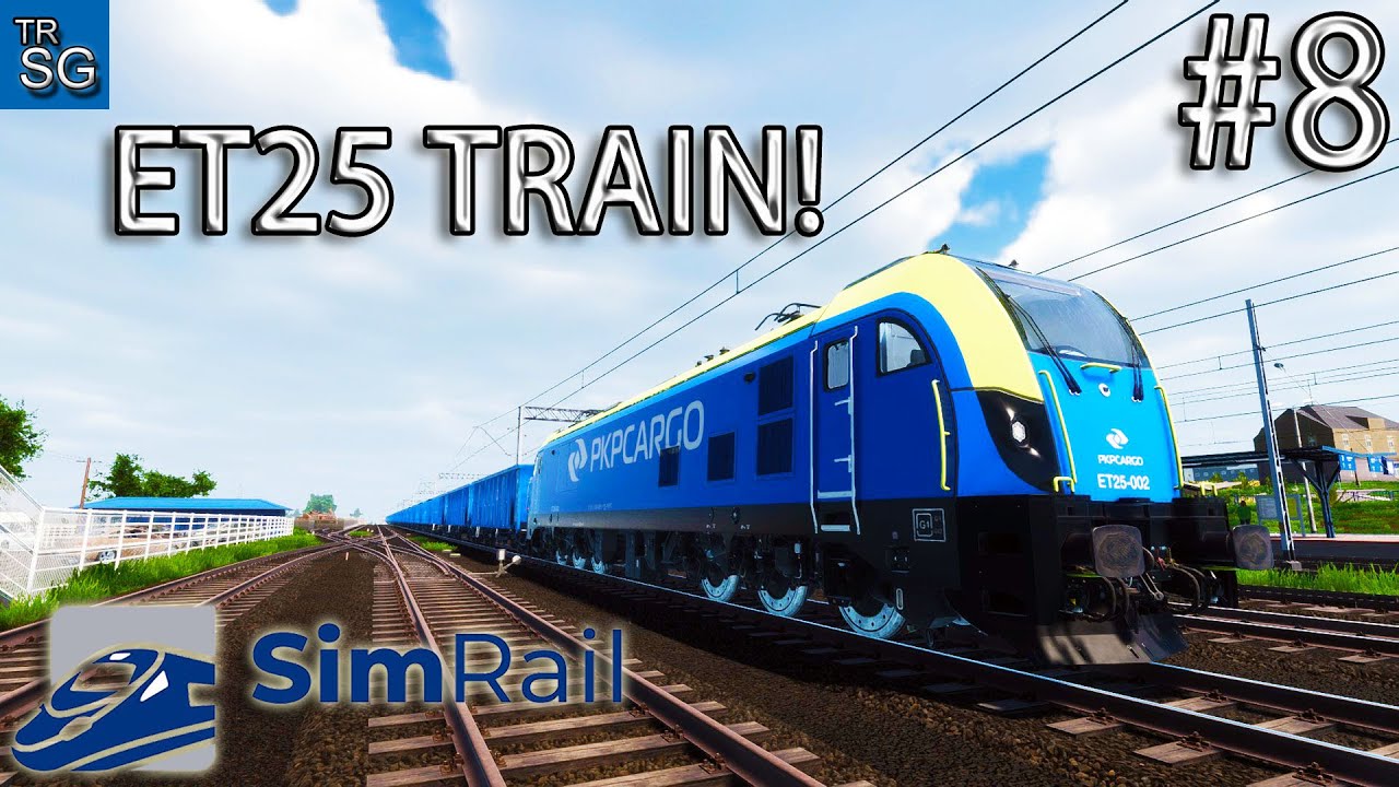 SimRail - The Railway Simulator - ET25 PKP Cargo Train Part 1! #8