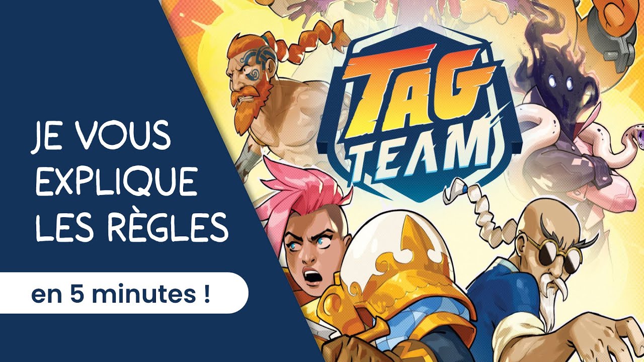 Je vous explique les règles du jeu TAG TEAM en moins de 5 minutes!