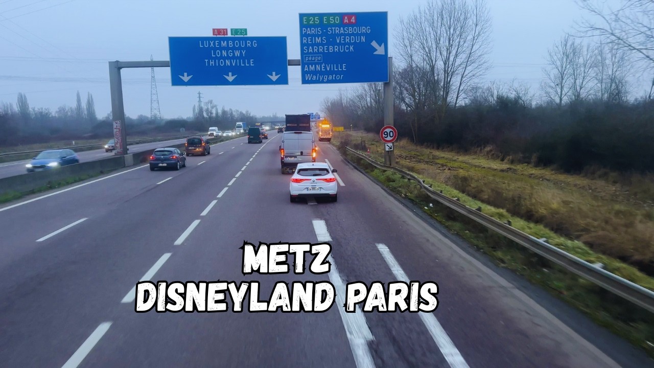 Uma Aventura Mágica: De Metz a Disneyland Paris | Venha comigo nessa viagem França 🇫🇷 4K