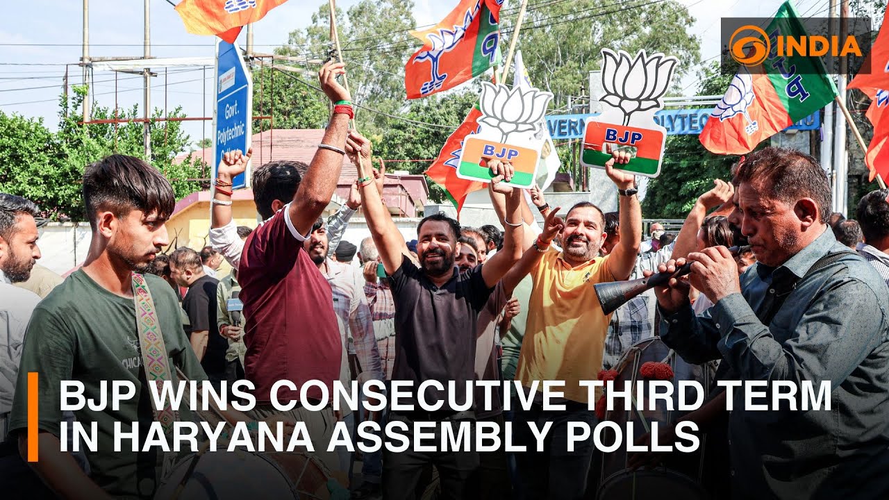 BJP wins consecutive third term in Haryana assembly polls & other updates | DD India Live