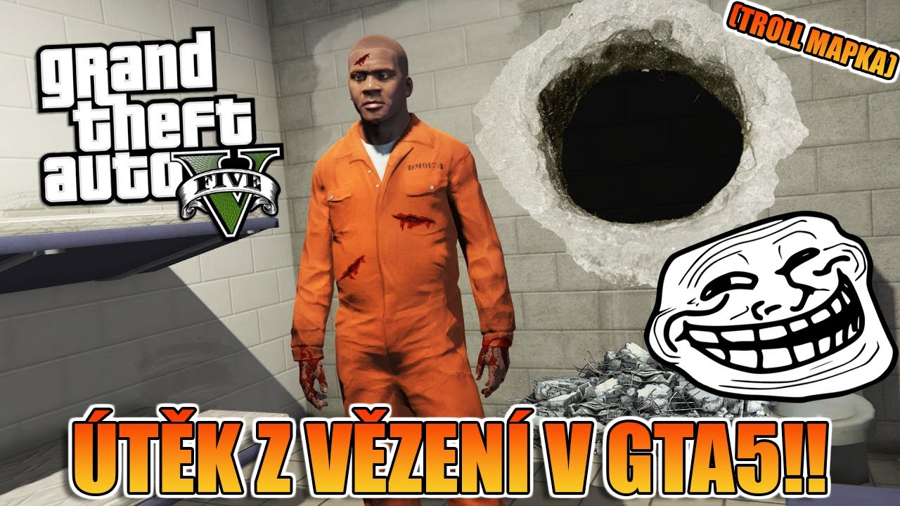 ÚTĚK Z VĚZENÍ V GTA5! (TROLLBOX) [MarweX&@mentoss97&@DejvikGOD&@Cuky2222]