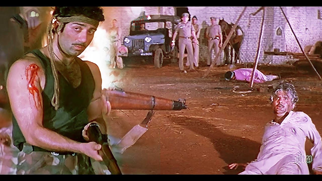 डकैत सनी देओल ज़बरदस्त अंतिम सीन : Dacait Movie Climax | Sunny Deol | Raza Murad