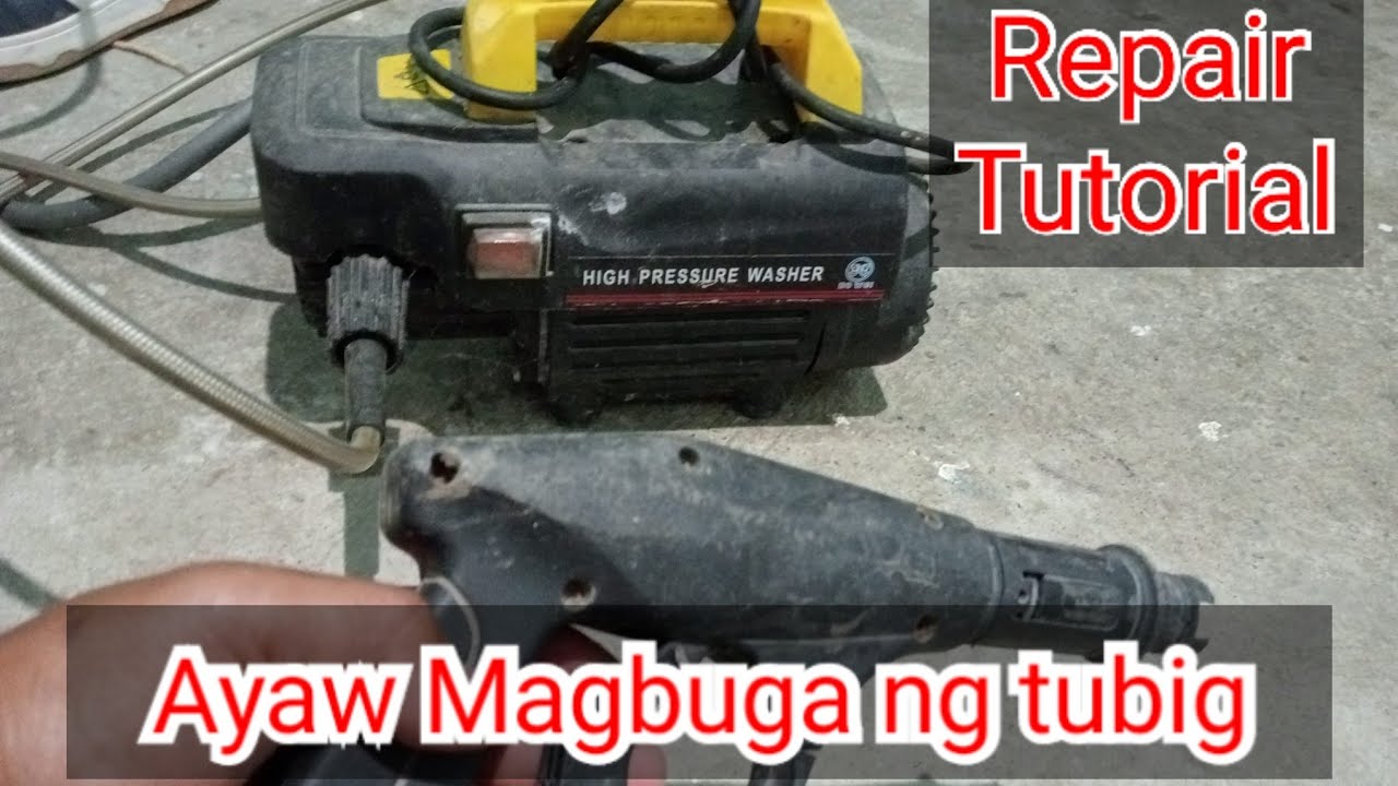 Portable high pressure washer ayaw mag buga ng tubig pag ginagamit Paano Gawin