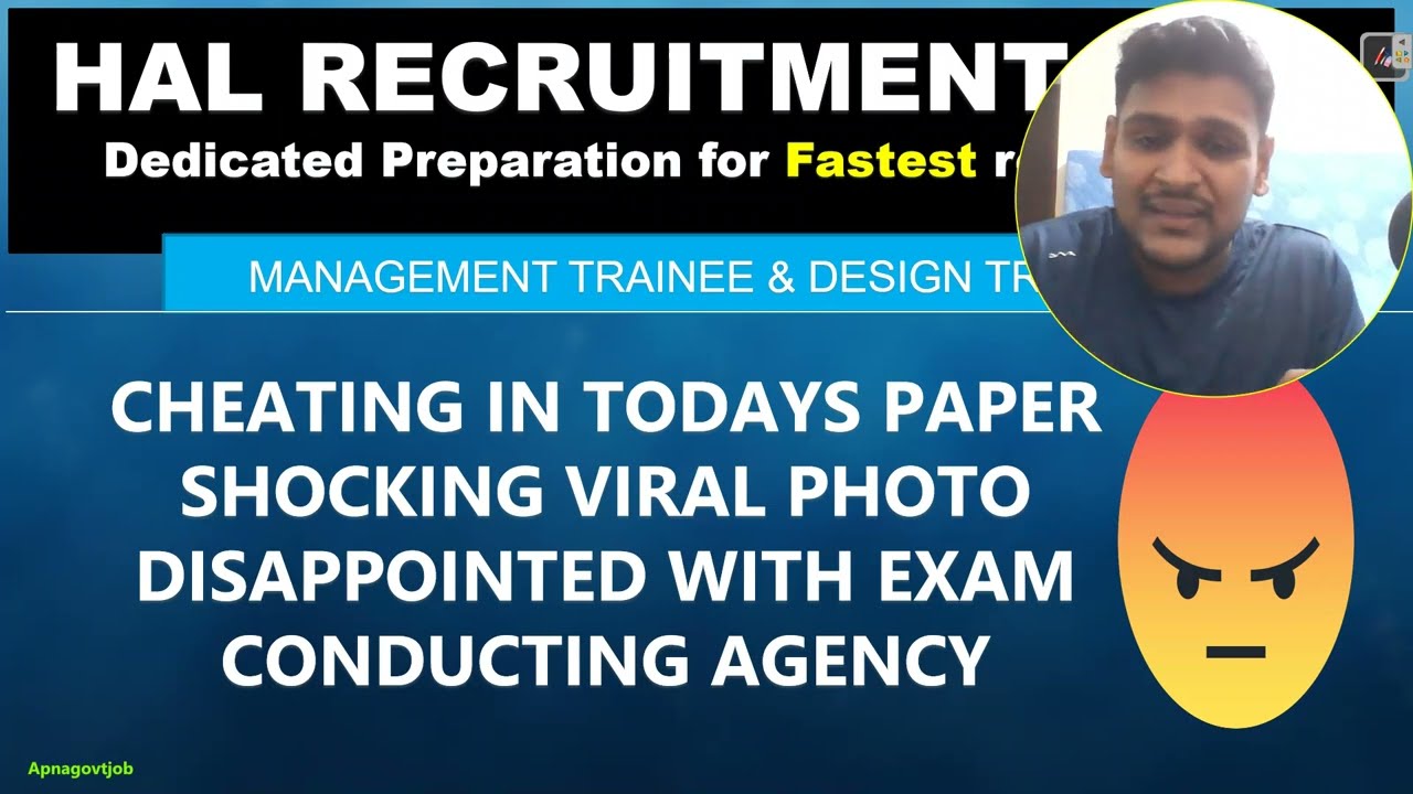 HAL EXAM CHEATING | EXAM HALL PHOTO LEAKED OF HAL EXAM (2022)