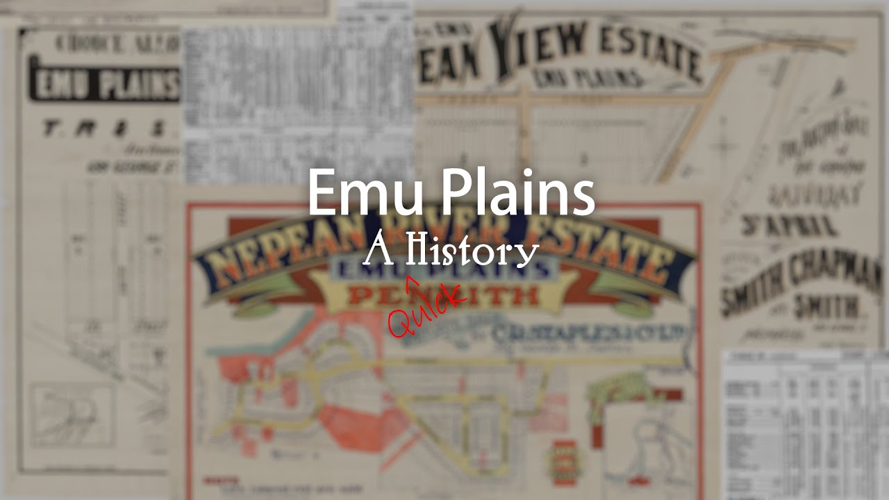 Emu Plains; A (Quick) History