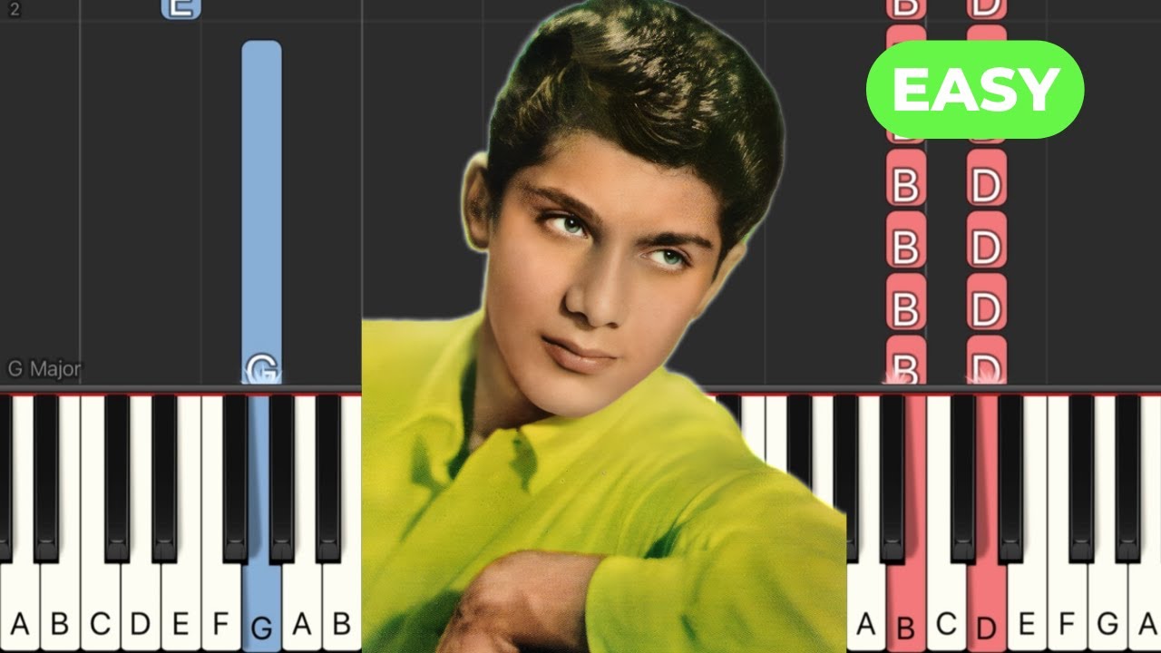 Paul Anka - Put Your Head on My Shoulder EASY Piano Tutorial + Sheet Music