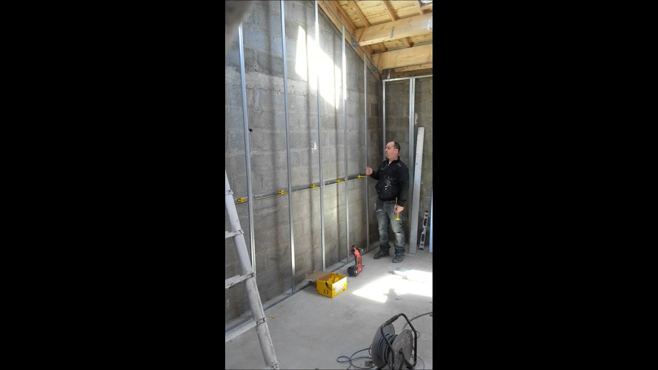 ⏩ comment faire une contre cloison placo sur fourrure f530 et plots intermédiaires