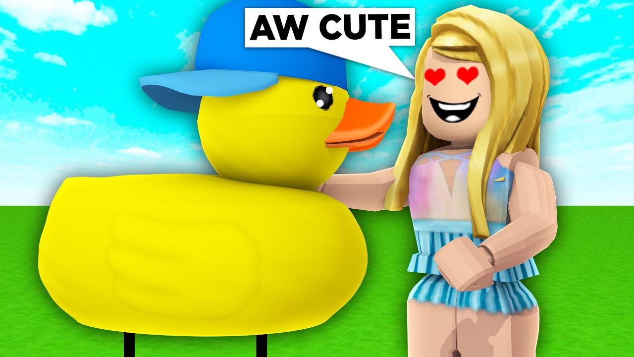 Roblox BUT i became a CUTE Duck