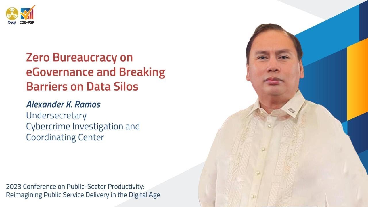 Zero Bureaucracy on eGovernance and Breaking Barriers on Data Silos: Alexander K. Ramos