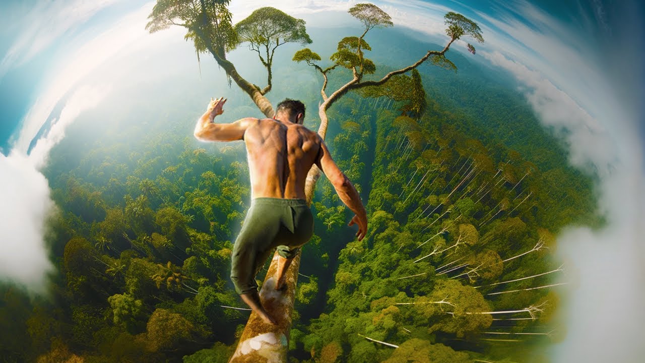 J&rsquo;explore l&rsquo;Arbre d&rsquo;AVATAR &agrave; Sumatra (60m)