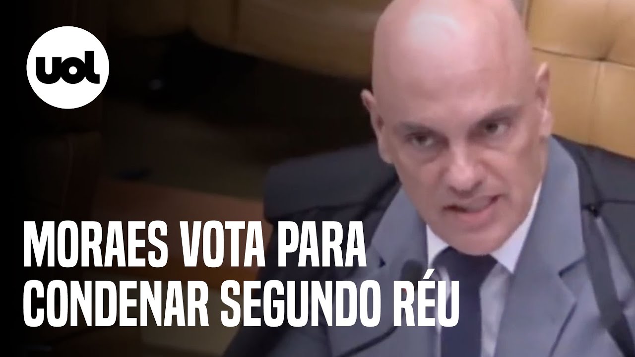 Alexandre de Moraes vota para condenar segundo réu do 8/1 a 14 anos de prisão
