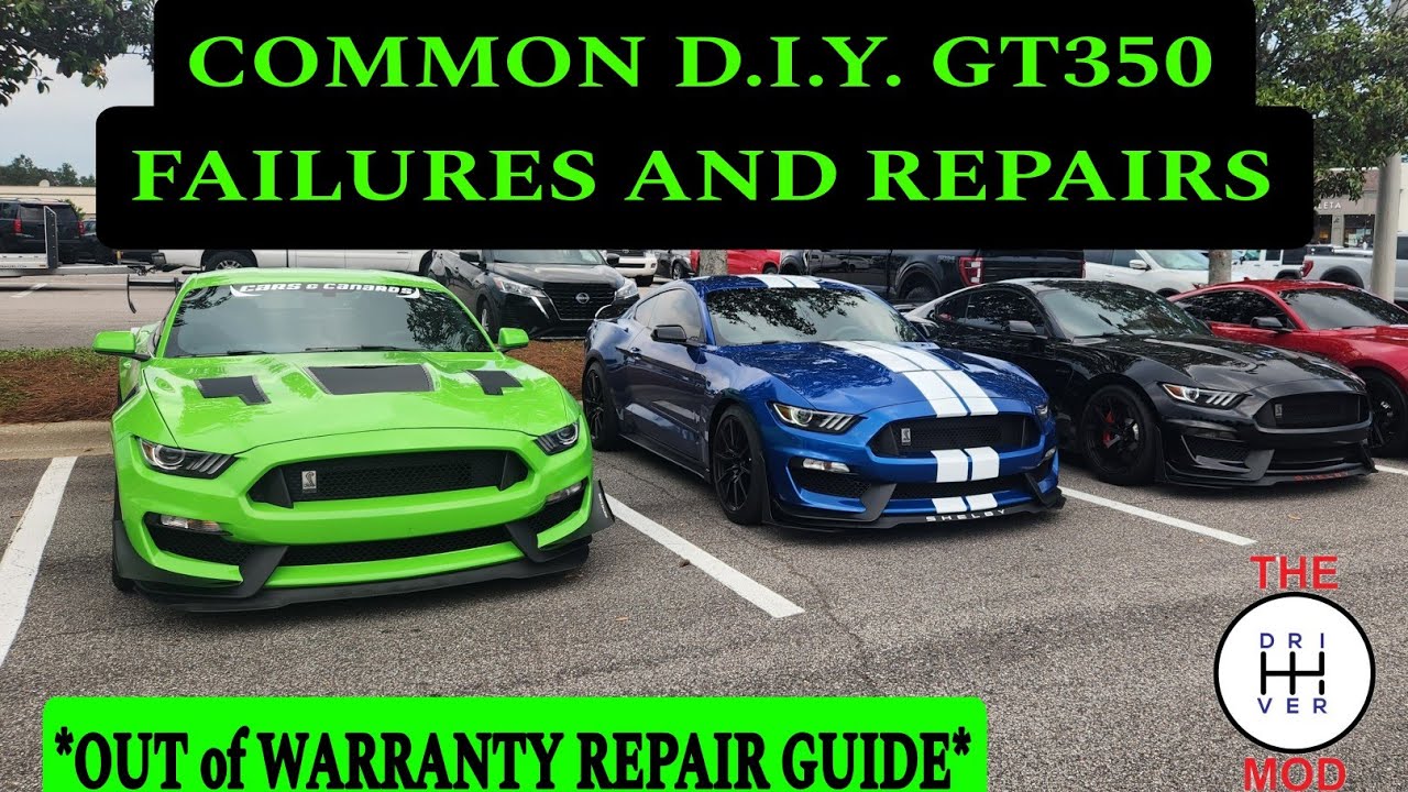 Common GT350 FAILURES that you can FIX YOURSELF!!