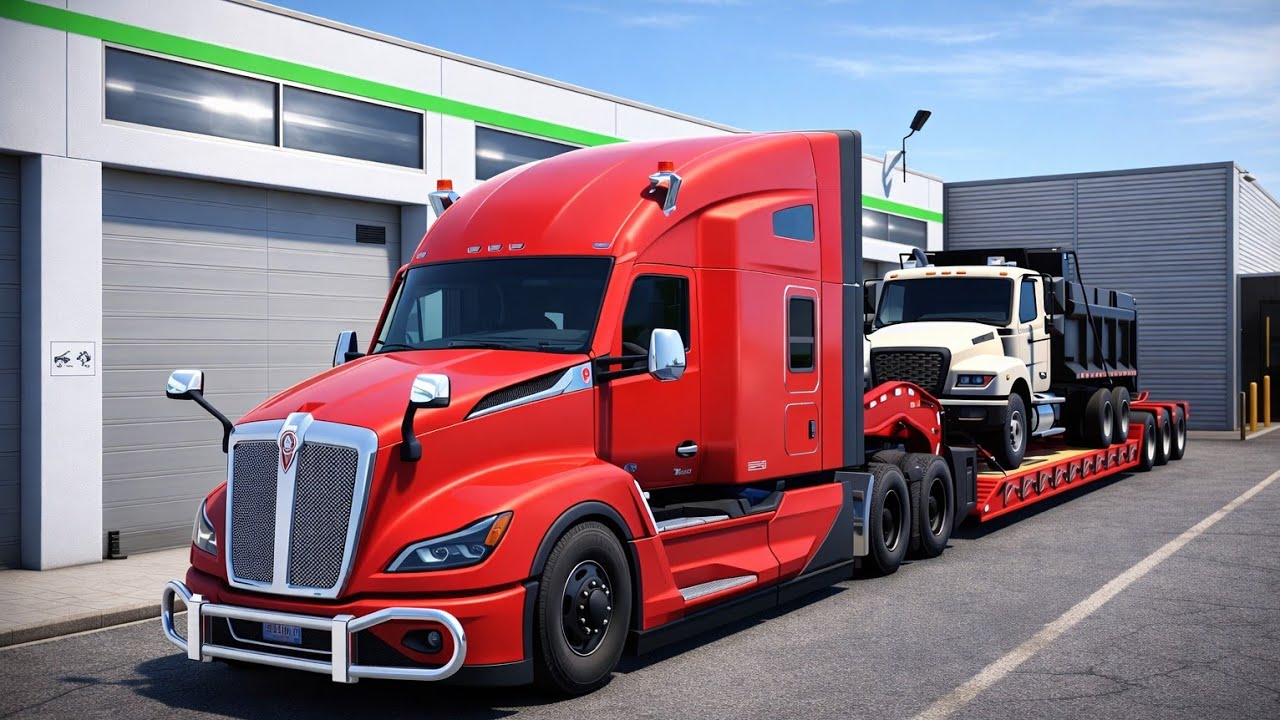 Kenworth T680 - Hauling Dump Truck | American Truck Simulator