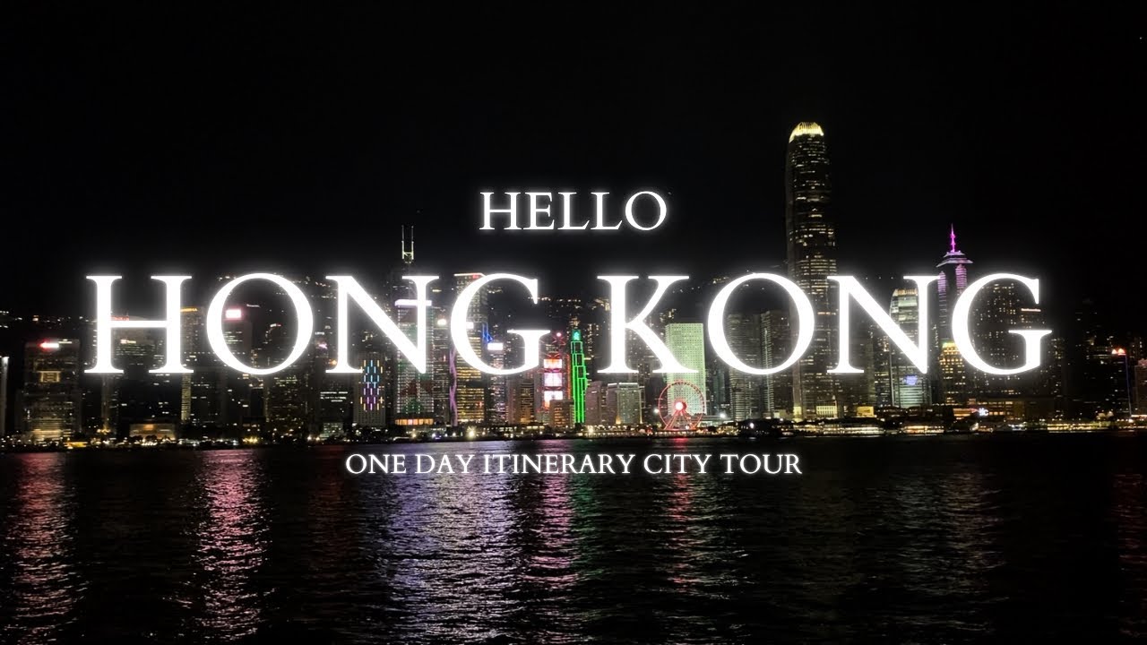 Hong Kong Vlog 2025: One Day City Itinerary Airport Arrival, Victoria Peak Tram, Victoria Harbour